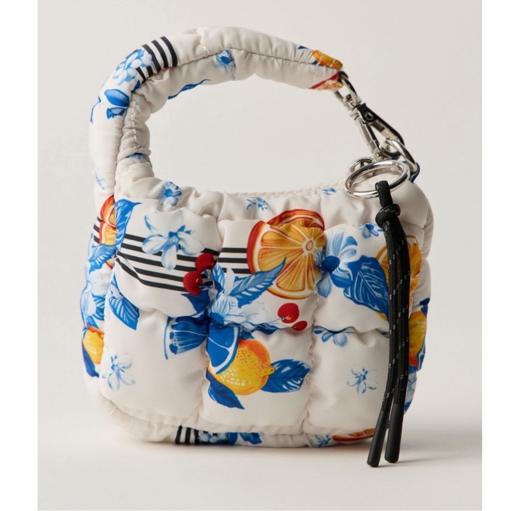 NWT Free People x FP Movement Quilted Printed Micro Pouch